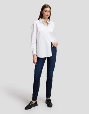 Relaxed Boyfriend Shirt in Bright White