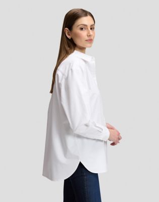 Relaxed Boyfriend Shirt in Bright White