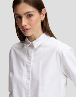 Relaxed Boyfriend Shirt in Bright White