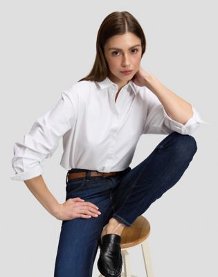 Relaxed Boyfriend Shirt in Bright White