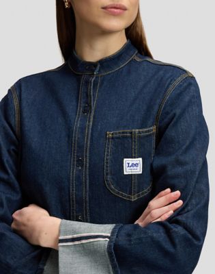 Regular Selvedge Overshirt in Xion