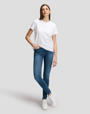Scarlett High Rise Skinny Jean in Mid Fade