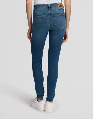 Scarlett High Rise Skinny Jean in Mid Fade