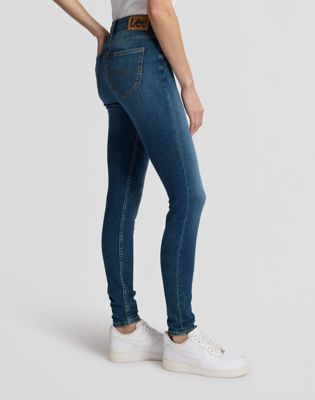 Scarlett High Rise Skinny Jean in Mid Fade