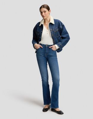 Breese Boot Jean in Rustic Blue