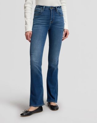 Breese Boot Jean in Rustic Blue