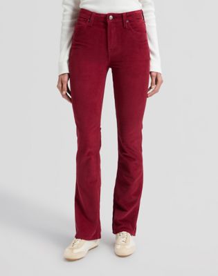 Breese Boot Corduroy Trousers in Tibetan Red