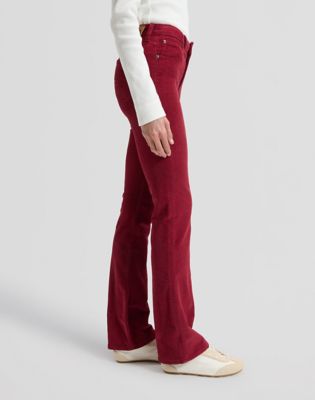Breese Boot Corduroy Trousers in Tibetan Red