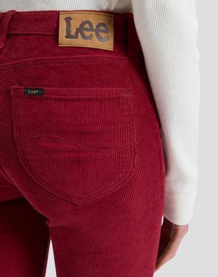 Breese Boot Corduroy Trousers in Tibetan Red