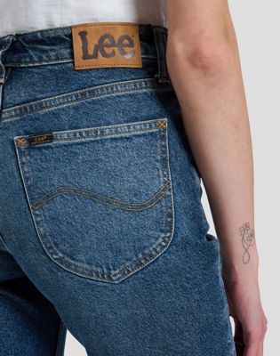 Carol High Rise Straight Jean in Dark Cobalt