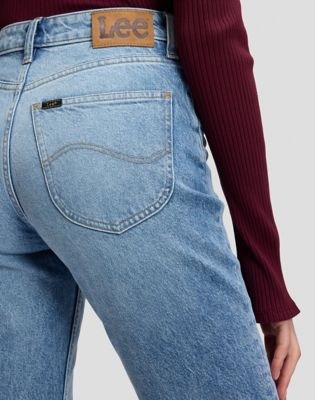 Carol High Rise Straight Jean in Partly In Blue
