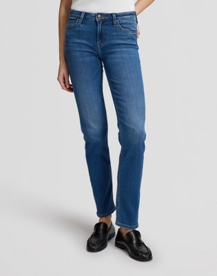 Elly Slim Jean in Rebel Mid