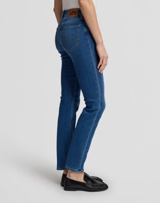 Elly Slim Jean in Rebel Mid