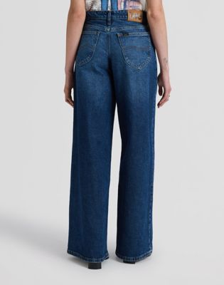 Hope Mid Rise Baggy Jean in Flash Blue