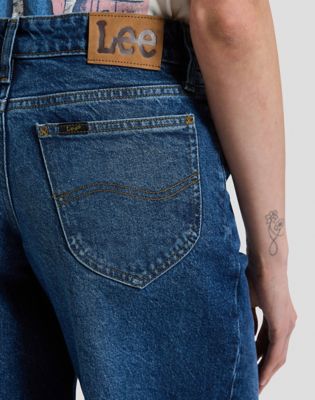 Hope Mid Rise Baggy Jean in Flash Blue