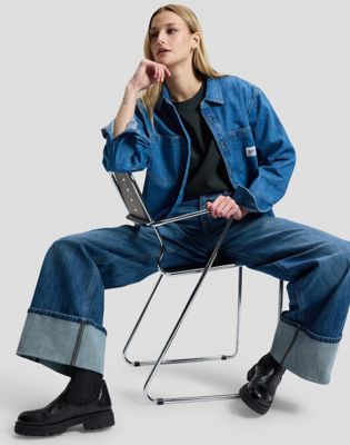 Hope Mid Rise Baggy Selvedge Jean in Best Fit Forward