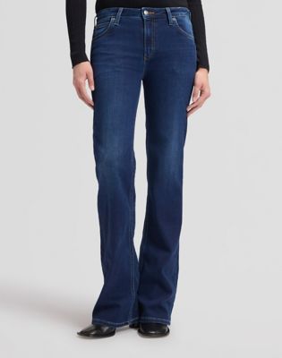 Lana Mid Rise Bootcut Jean in Eternal Blue