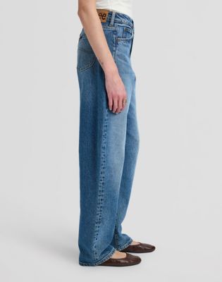 Denim Balloon Trousers in Vintage Blues