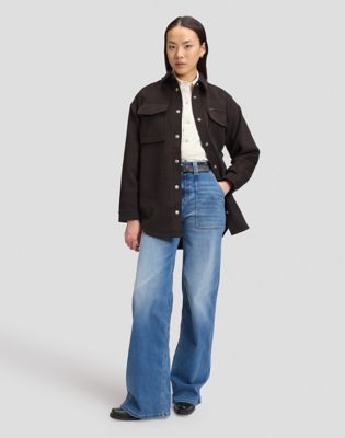 Utility Stella Wide Leg Jean in Country Blues