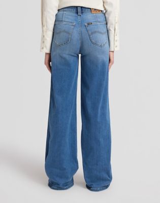 Utility Stella Wide Leg Jean in Country Blues