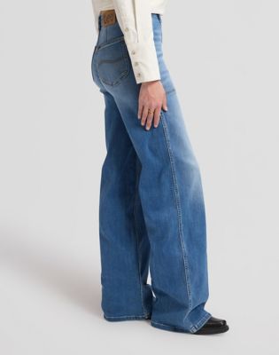Utility Stella Wide Leg Jean in Country Blues