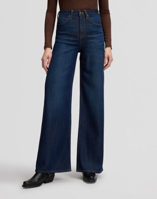 Stella Wide Leg Jean in Dark Navy