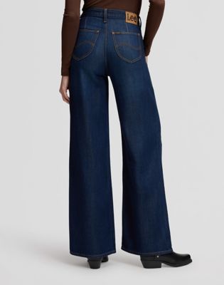 Stella Wide Leg Jean in Dark Navy