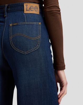 Stella Wide Leg Jean in Dark Navy