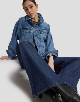 Stella Wide Leg Jean in Dark Navy
