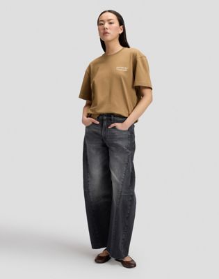 Rider Loose Barrel Jean in Charred Black