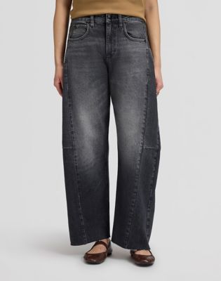 Rider Loose Barrel Jean in Charred Black