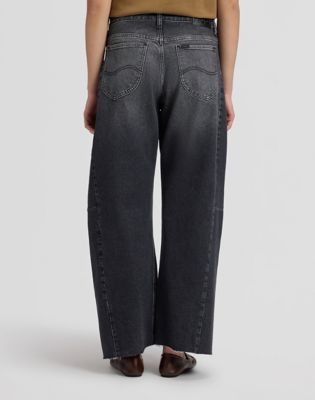 Rider Loose Barrel Jean in Charred Black