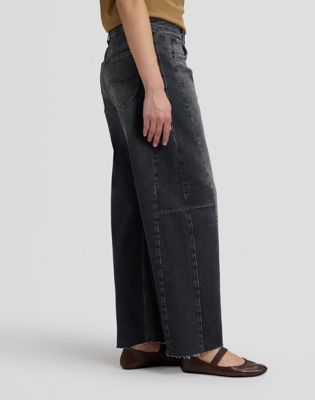 Rider Loose Barrel Jean in Charred Black