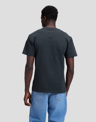 Workwear Soul Relaxed Tee in Washed Black