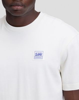 Workwear Relaxed Tee in Ecru