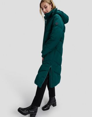 Relaxed Long Puffer Jacket in Ponderosa Pine