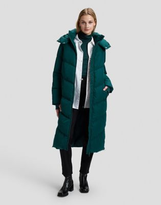 Relaxed Long Puffer Jacket in Ponderosa Pine