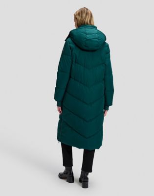 Relaxed Long Puffer Jacket in Ponderosa Pine