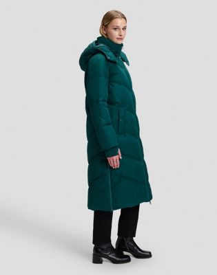 Relaxed Long Puffer Jacket in Ponderosa Pine