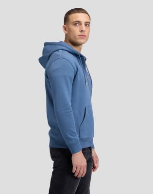 Lee Essential Regular Full Zip Hoodie in Bering Sea
