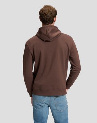 Lee Essential Regular Hoodie in Shaved Chocolate