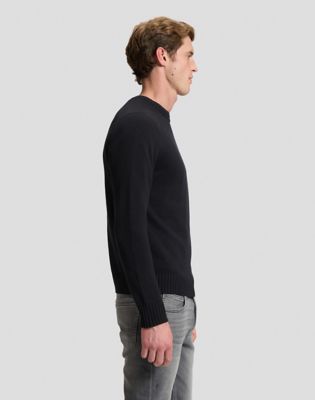 Regular Raglan Sweater in Black