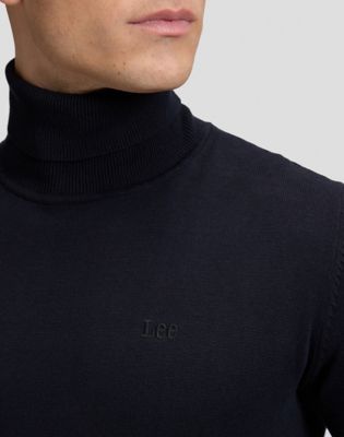 Regular Essential Turtleneck Sweater in Black