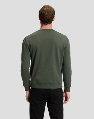 Regular Patch Crew Sweatshirt in Deep Depths
