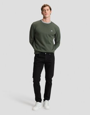 Regular Patch Crew Sweatshirt in Deep Depths