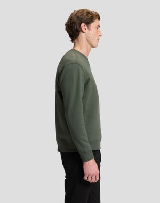 Regular Patch Crew Sweatshirt in Deep Depths