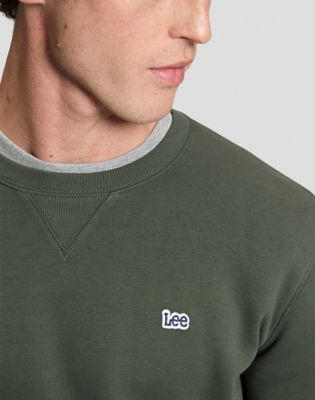 Regular Patch Crew Sweatshirt in Deep Depths