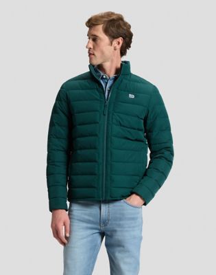 Regular Stand Collar Puffer Jacket in Ponderosa Pine