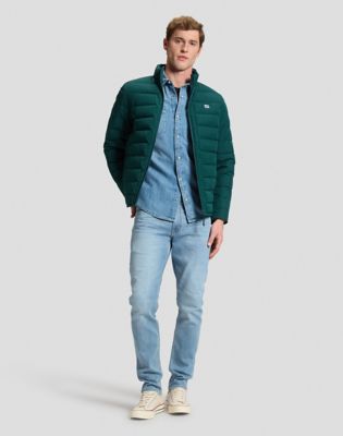 Regular Stand Collar Puffer Jacket in Ponderosa Pine