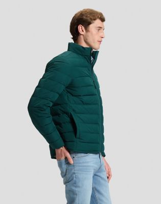 Regular Stand Collar Puffer Jacket in Ponderosa Pine